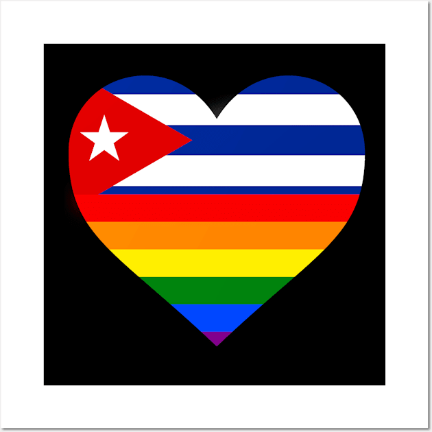 Cuba Gay Flag Wall Art by livania